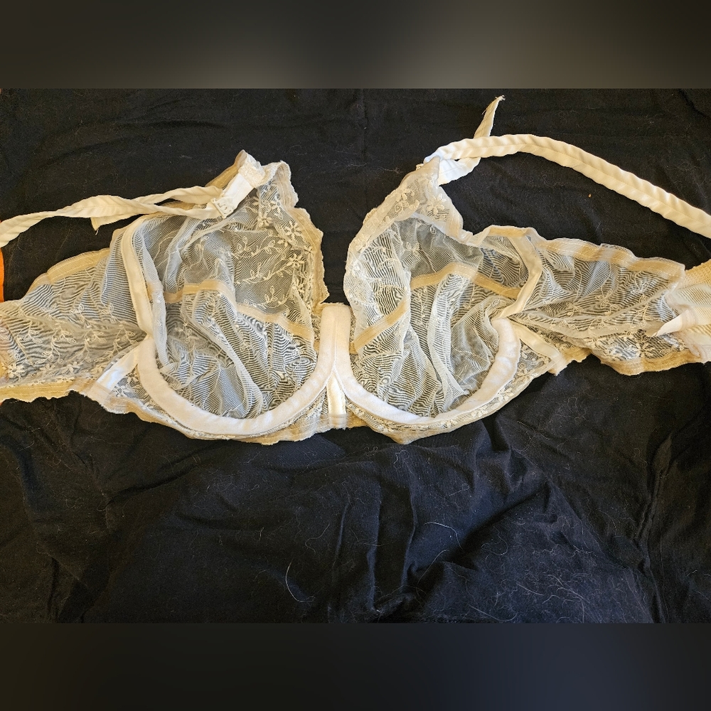 Edith Lances hand-made bra.